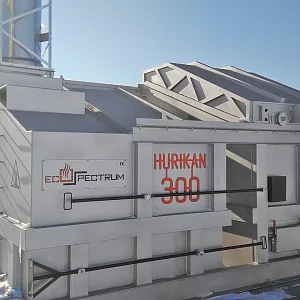 Установка по утилизации отходов HURIKAN 300