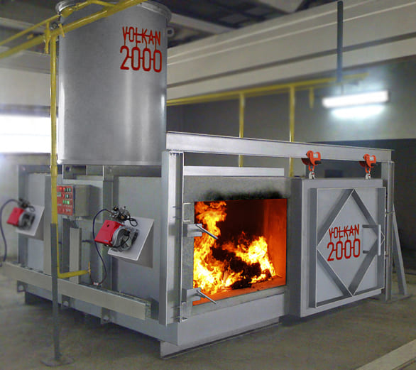 Крематор для утилизации свыше 1300 видов отходов - VOLKAN 2000 (подтверждено Государственной экологической экспертизой)